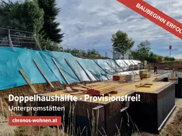 Vorverkaufs-AKTION! Baubeginn Erfolgt! Moderne Wohnanlage mit nur 5 Doppelhäusern und eigener Tiefgarage! Neubau-Doppelhaushälfte in Unterpremstätten!