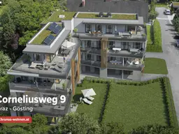 VERKAUFSSTART! Neubauprojekt in Ruhelage in Gösting! 2-Zimmerwohnung mit Westbalkon!
