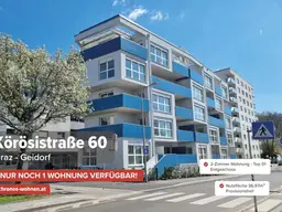 2-Zimmerwohnung in Neubauprojekt in der Körösistraße in Geidorf!