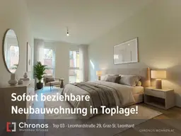 Anlegerwohnung im Univiertel! - St.Leonhard! Große 2-Zimmerwohnung mit Innenhofbalkon!
