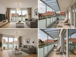 Hart bei Graz! Sonnige 3 Zimmer Wohnung mit TOP Ausstattung und großem Süd-Balkon !!!
