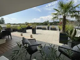 Premstätten - exklusives, Penthouse mit traumhafter uneinsichtiger 92 m² Terrasse und zwei überdachten Stellplätzen!