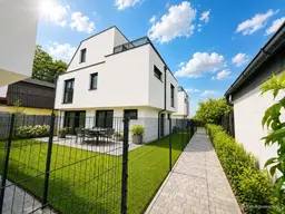 NEUBAU / ERSTBEZUG - Haus mit Garten, Dachterrasse und Parkplatz - 1220 Wien Essling