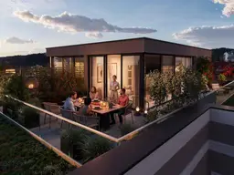 Das Anton - Penthousewohnung mit Dachterrasse am Stadtplatz