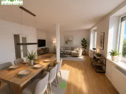 Sanierte Wohnung mit Balkon in heller, zentraler Lage von Feldkirchen