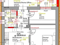 ERSTBEZUG nach Kernsanierung, schlüsselfertig 2 Zimmer &amp; Küche, Garten, sofort beziehbar