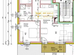 NEUBAU ERSTBEZUG 62m² Wohnfläche, 2 Zimmer mit Balkon in Zurndorf Nähe Neusiedl &amp; Bratislava &amp; Nickelsdorf