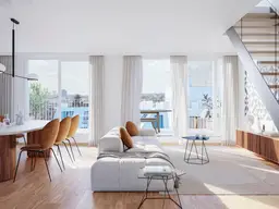 THE TEMPTATION - Penthouse - Stadtblick - 1 Ebene mit Terrasse + Dachterrasse