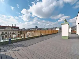 LUXUS-PENTHOUSE DIREKT AM NASCHMARKT! Grandiose Dachterrasse mit traumhaften Wienblick
