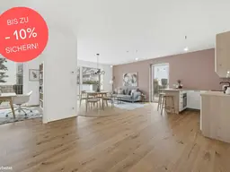 BIS ZU -10% PREISNACHLASS! 4-Zimmer-Traumwohnung mit Süd-West-Ausrichtung | 30 m² Wohnküche | 49 m² Privatterrasse | 2 Bäder | Provisionsfrei