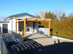 "Erstbezug" Kleines Haus mit Garten und Terrasse in einer Kleingartensiedlung