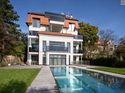 Wohnungseigentumspaket in einzigartiger Luxus-Mehrfamilienvilla in Toplage mit Terrassen, Garagen und Erdwärmeheizung