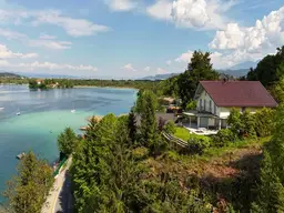 Stilvolle Panoramavilla am Wörthersee mit Badestrand 
