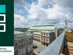 Penthouse mit Blick auf die Staatsoper