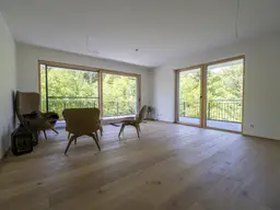 Neubauwohnung in idyllischer und ruhiger Lage am Waldrand