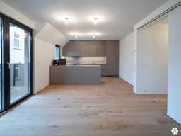 moderne 3-Zimmer-Wohnung mit Terrasse beim Brunnenmarkt