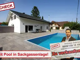 Sackgassenlage! Geräumiges Ziegelmassivhaus mit Sauna und Pool in Gössendorf!