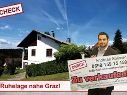 Perfeke Ruhelage nahe Graz (nur 2 km Entfernung)! Gepflegtes großes Haus in Mantscha/Hitzendorf!