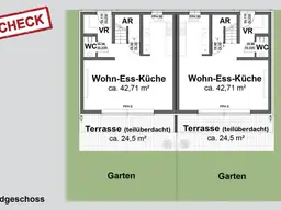 Provisionsfrei für den Käufer! ERSTBEZUG! Ziegelmassiv-Doppelhaushälfte in Premstätten! Haus C