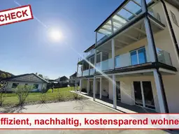Erstbezug! 3-Zimmer-Wohnung mit überdachtem Balkon und Parkplatz!