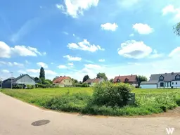Eckgrundstück ca. 1087 m² | Aufgeschlossen | Ruhelage | 2 Doppelhäuser (4 Einheiten) möglich | Kein Bauzwang