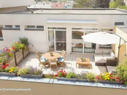 2-Zimmer-Wohnung | Terrasse ca. 45 m² | Thermisch saniertes Haus