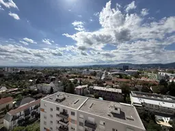 Über den Dächern von Graz – barrierefreie Wohnung im 11. Stock mit Loggia und traumhafter Aussicht