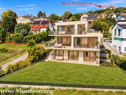 **SCHLÜSSFERTIGER** Erstbezug in Hanglage von Leobendorf – Ihre Villa mit Weitblick bis Wien und Raum für eigene Wohnideen I Lift I Nähe Burg Kreuzenstein