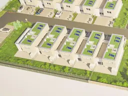 Erstbezugsreihenhaus mit Garten und Dachterrasse