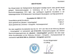 Fotovoltaikanlage möglich Neulengbacher Industrieland gegen Gebot 