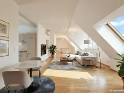 Wohnen über den Dächern: 135 m² Maisonette mit XXL-Dachterrasse