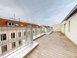 Das gesamte Dachgeschoss mit zwei Terrassen – ganz für Sie allein!
- nähe Yppenplatz