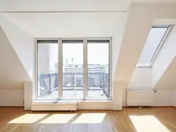 Wohnen zwischen Donaukanal und Prater – charmante 3-Zimmer-Dachgeschosswohnung mit Terrasse