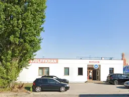 Kompaktes ebenerdiges Bürogebäude im Mischbaugebiet