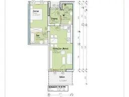 Geförderte 2-Zimmer-Mietwohnung mit Kaufoption