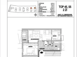 Geförderte 2-Zimmer-Mietwohnung mit Kaufoption