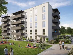NEUBAU - 3 Zimmer Wohnung mit Tiefgaragenplatz - Fertigstellung Frühjahr 2027