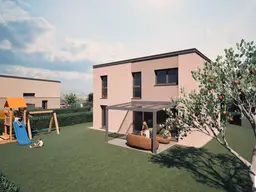 Neues Einfamilienhaus in Großebersdorf: Ihr Traum mit Garten! - Top A