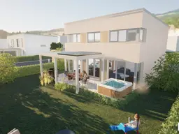 Modernes Einfamilienhaus in Königstetten - Erstbezug mit Garten