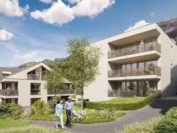 Exklusive 2-Zimmer-Wohnung mit Terrasse und Garten