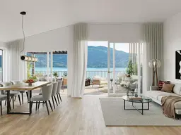 2-Zimmer-Dachgeschoss-Wohnung mit Seeblick - SEEPANORAMA Pörtschach