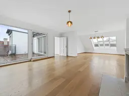 Exklusive Dachgeschosswohnung auf drei Ebenen mit Terrassen, Kamin und Panoramablick ! Top Lage !