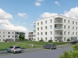 Neubau: geförderte 3-Raum Mietwohnung mit Kaufoption in Rohrbach-Berg