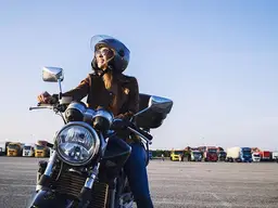 Motorradstellplätze nahe dem Hauptbahnhof