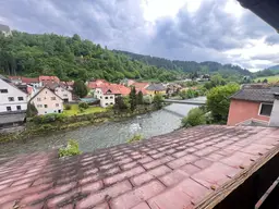 Altstadthaus Murau -nahe Brauerei- mit Blick auf die Mur