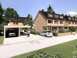 NEU _ trimana Vollholz Eckreihenhaus mit 102 m² in Feldkirch Tosters, 5 Zimmer, und großzügiger Garten - Baubeginn in Kürze