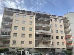 Typisch 70ziger - 2 Zimmer mit 2 Loggien plus Einbauküche um NUR € 1.080,00 inkl. Heizung