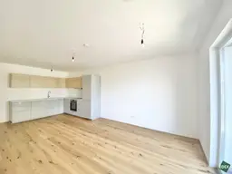 Erstbezug: Neu errichtete 2-Zimmer-Wohnung mit Balkon in Eßling