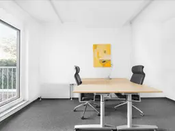 Privater Büroraum für 2 Personen in Regus Cityport 11