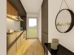 Modern geplante 2-Zimmer Wohnung mit Balkon!
